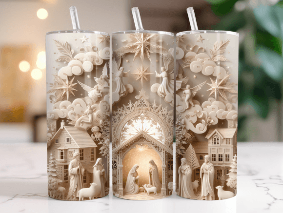Christmas Nativity Scene Tumbler Wrap Review