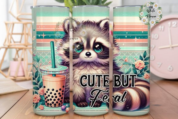 Cute but Feral Funny Raccoon Sarcastic Embroidery Review