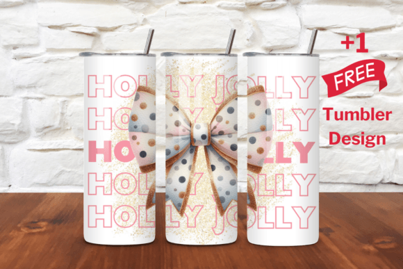 Holly Jolly Christmas Bows Tumbler Wrap Review