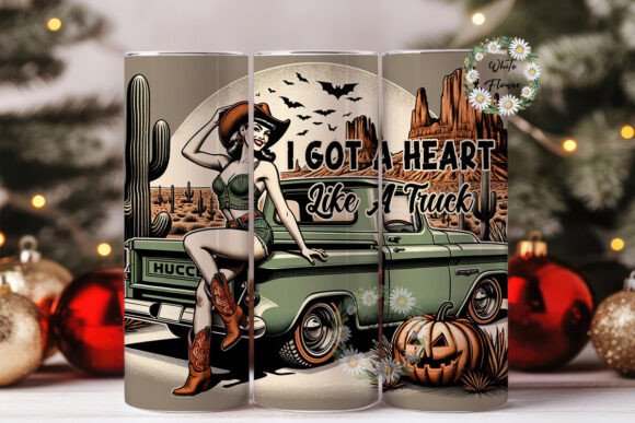 I Got a Heart Like a Truck Retro Western
