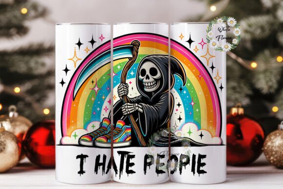 I Hate People Spooky Grim Reaper PNG Review