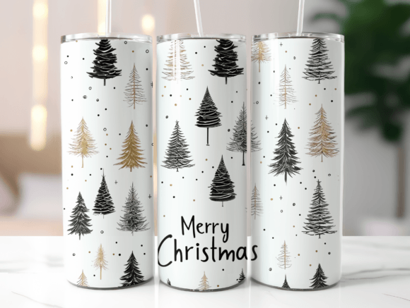 Minimalist Christmas Tree Tumbler Design Review