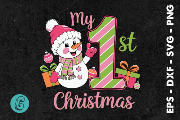 My 1st Pink Christmas Snowman Cute SVG Review