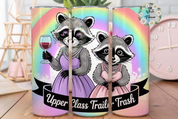 Upper Class Trailer Trash Funny Raccoon Review