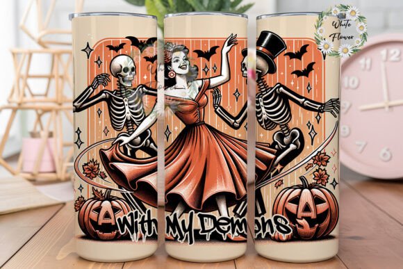 Vibing with My Demons Halloween Png Review